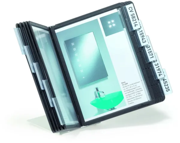 Durable Vario arkiveringssystem svart A5